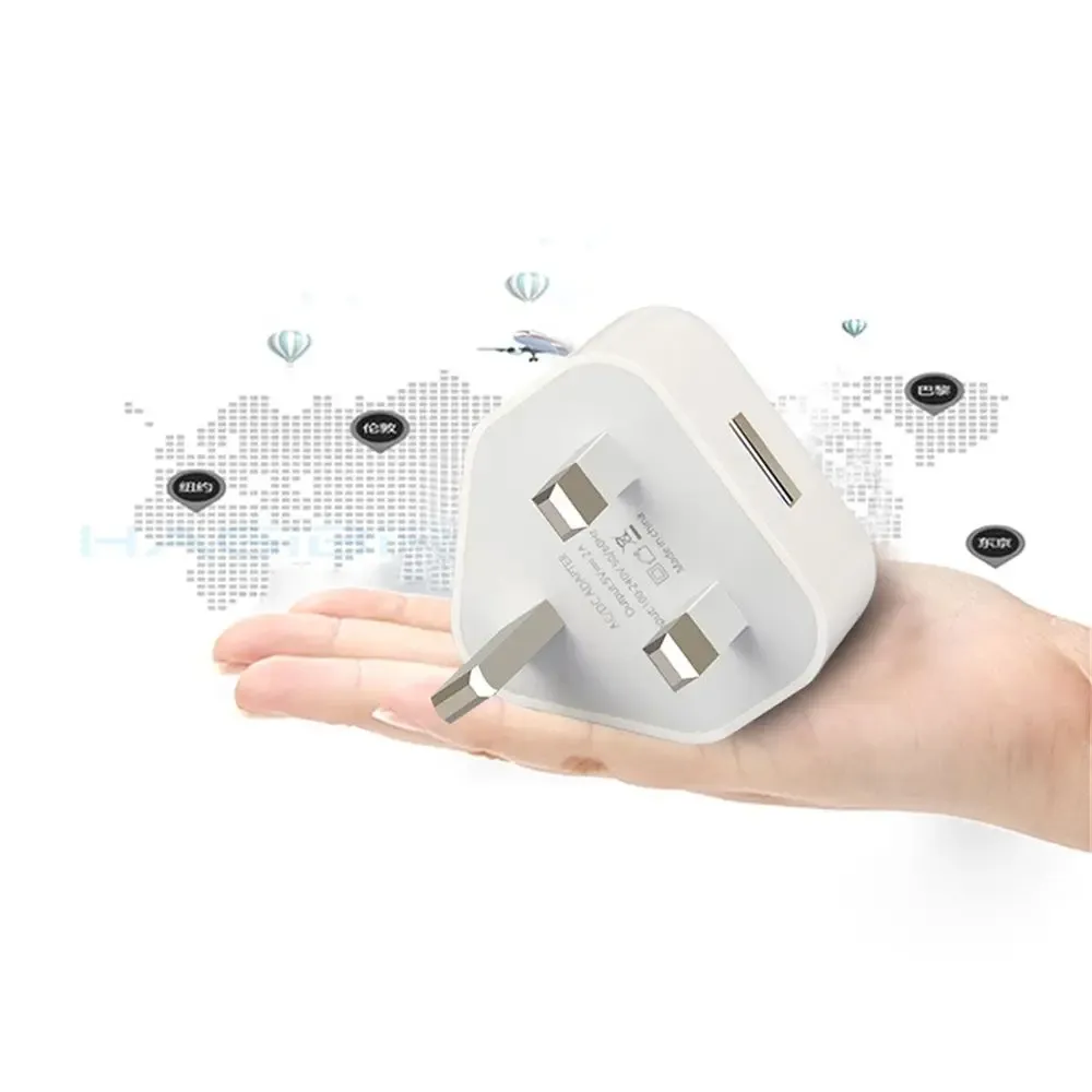 Chargeur USB en situation d'utilisation