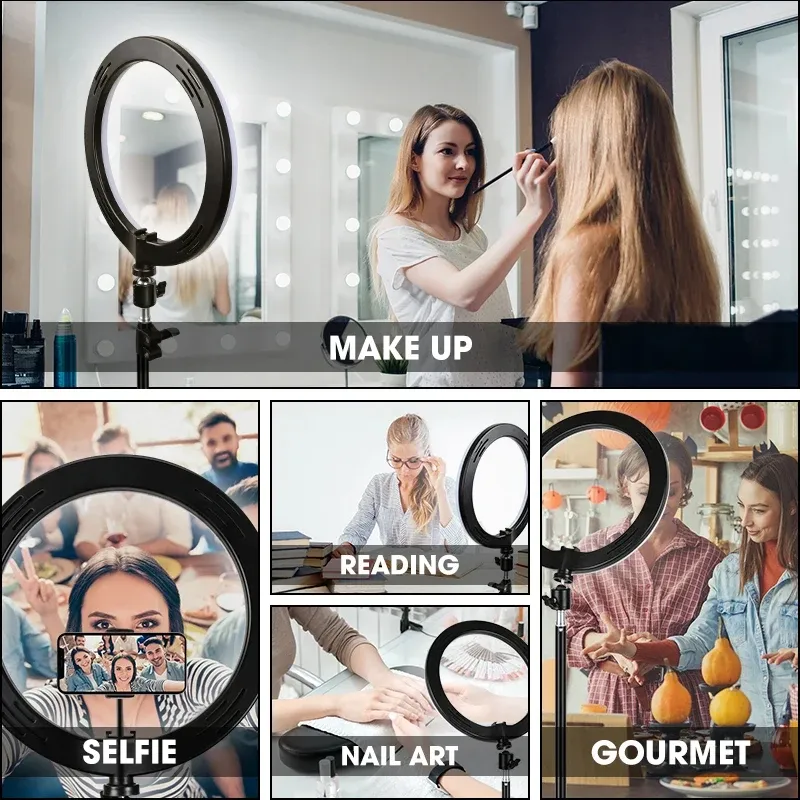 Anneau lumineux pour studio photo et création de contenu