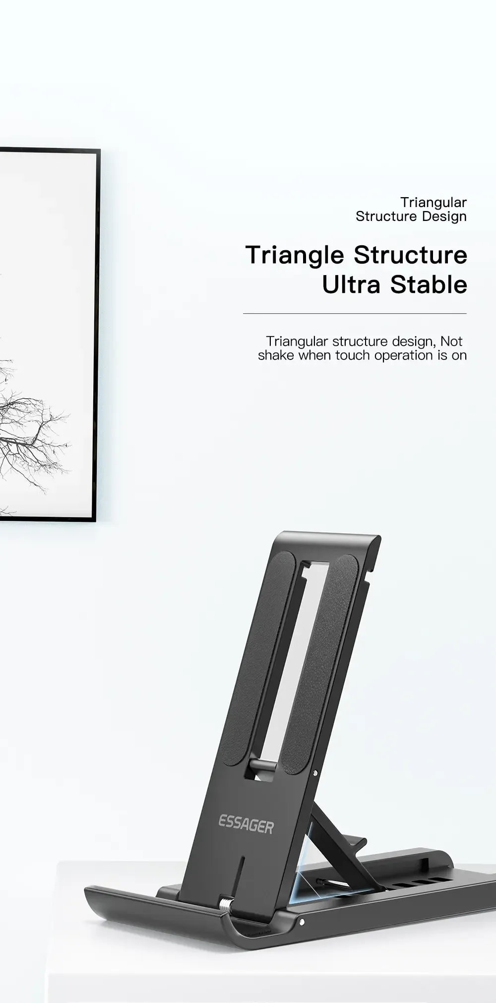 Support de bureau portable Essager, vue 9