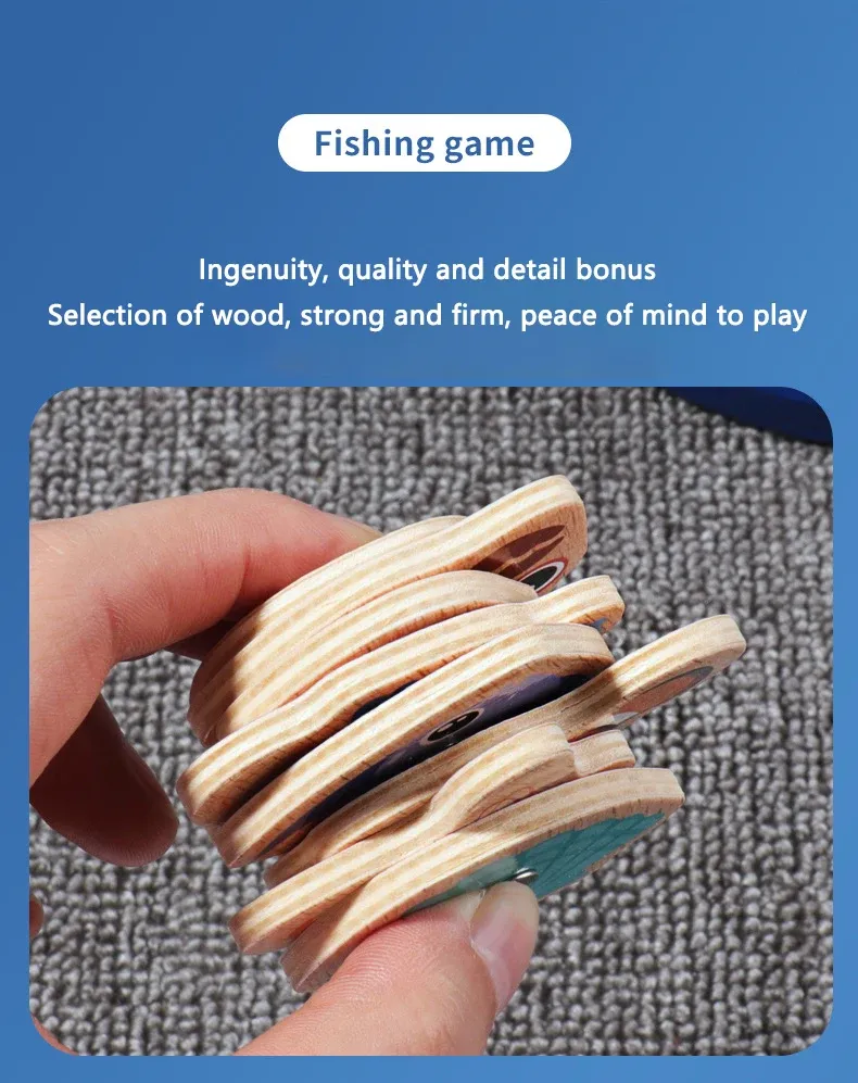 Jeu de pêche magnétique pour apprentissage précoce