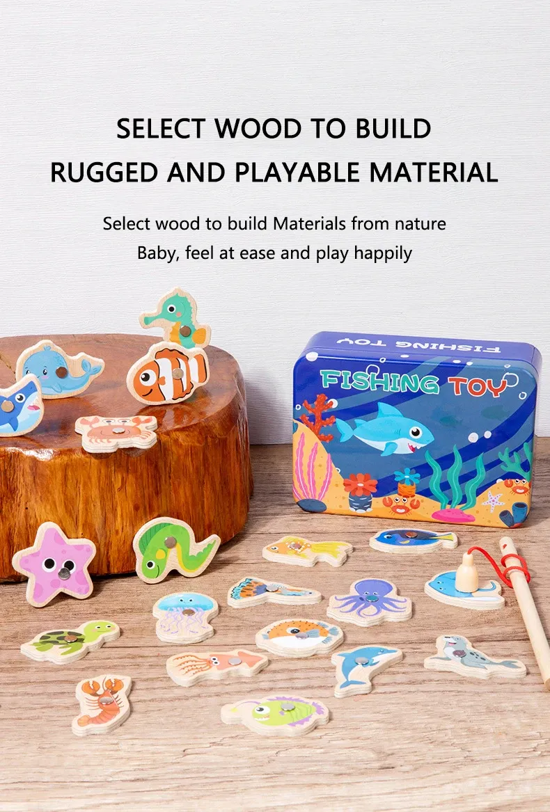 Jouet marin en bois pour enfants