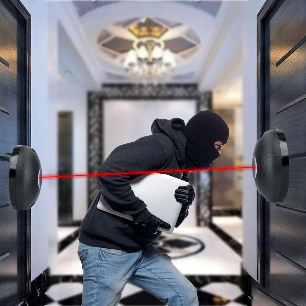 Capteur infrarouge à faisceau unique pour portes-fenêtres, détecteur d'alarme de positionnement externe 2