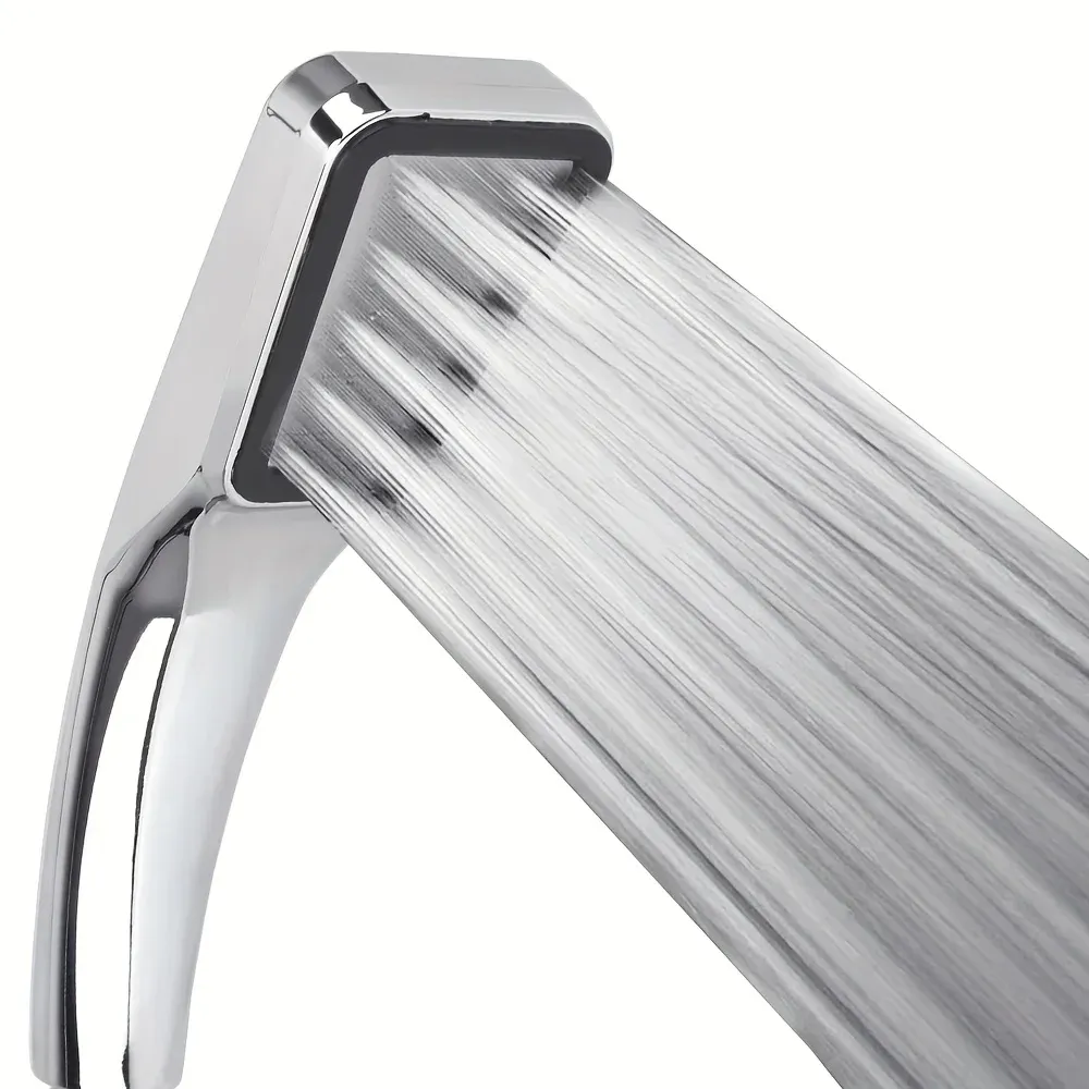 Pommeau de douche effet pluie haute pression 300 jets, économie d'eau, finition chromée 4