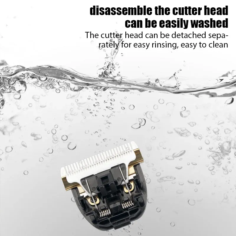 Tondeuse à cheveux électrique pour hommes, rasoir professionnel rechargeable pour usage domestique 4
