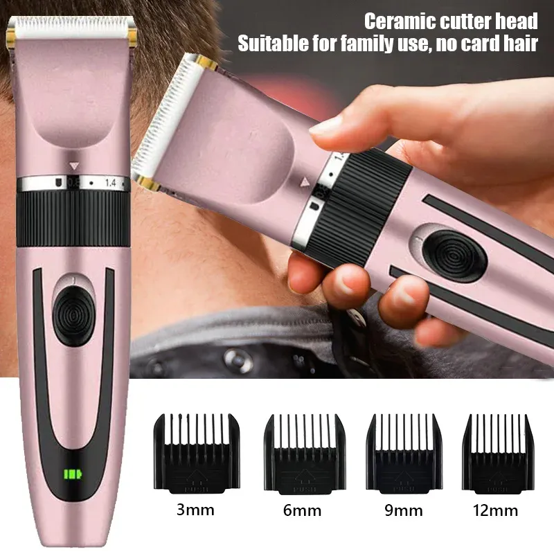 Tondeuse à cheveux électrique rasoir professionnelle