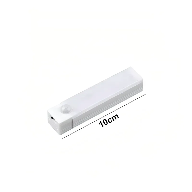 Lampe LED sous-meuble avec détecteur de mouvement, veilleuse rechargeable par USB et fixation magnétique pour chevet, armoire et escalier 7