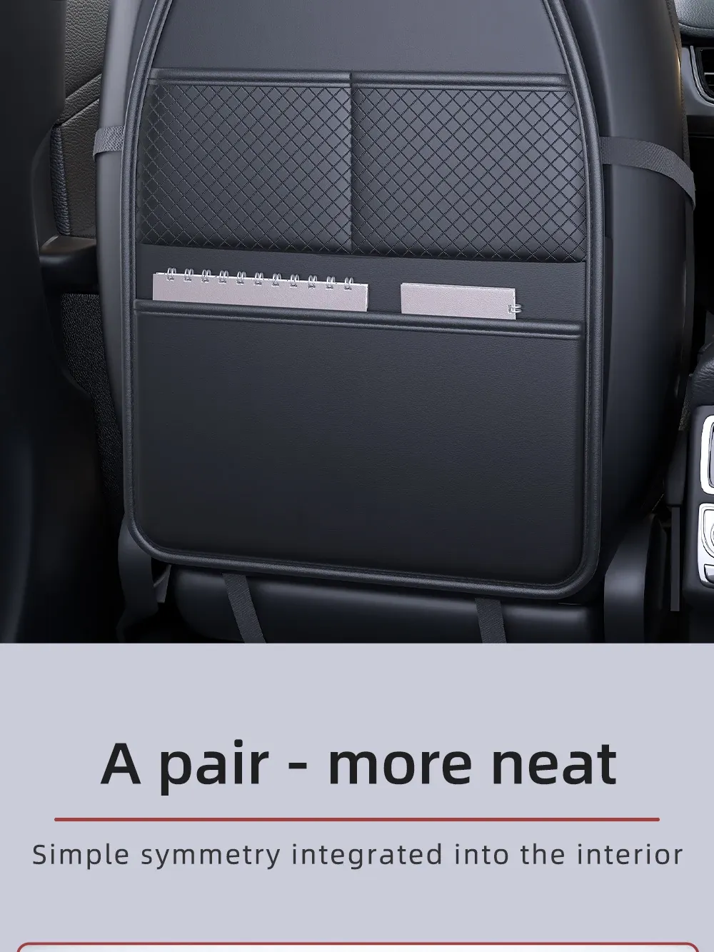Housse de protection pour siège auto, rangement pratique