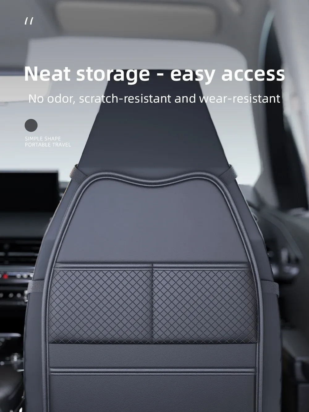 Housse de protection pour siège auto, vue d'ensemble