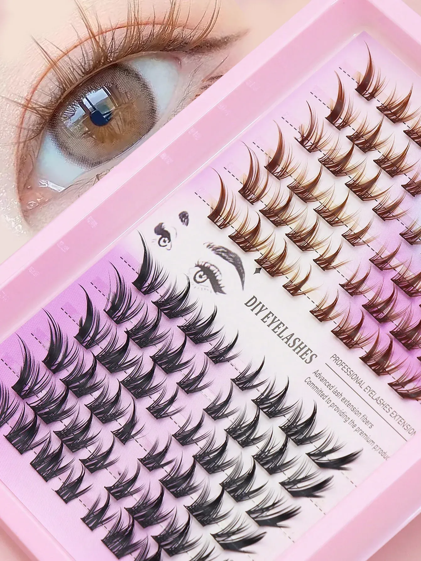 Extensions de cils Ayr, application précise