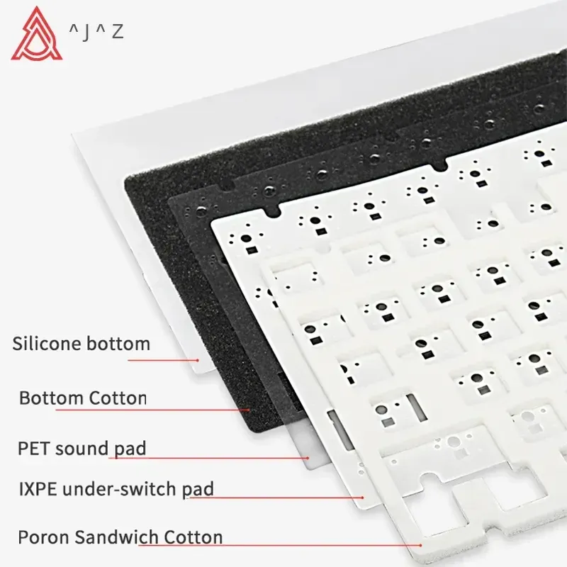 Clavier mécanique AJAZZ AK820 / AK820Pro 75 %, 82 touches, filaire monomode et sans fil Bluetooth, pour PC et ordinateur portable 5