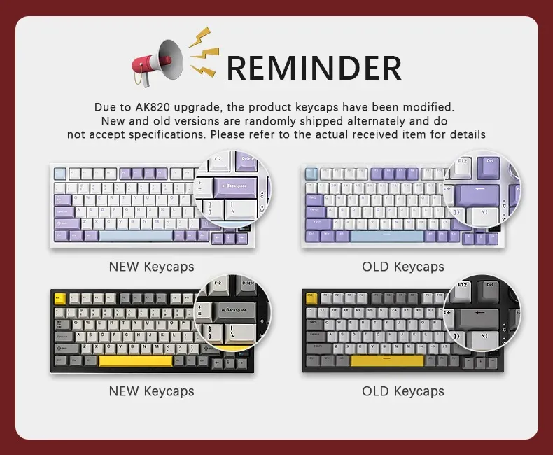 Clavier AJAZZ AK820 en situation