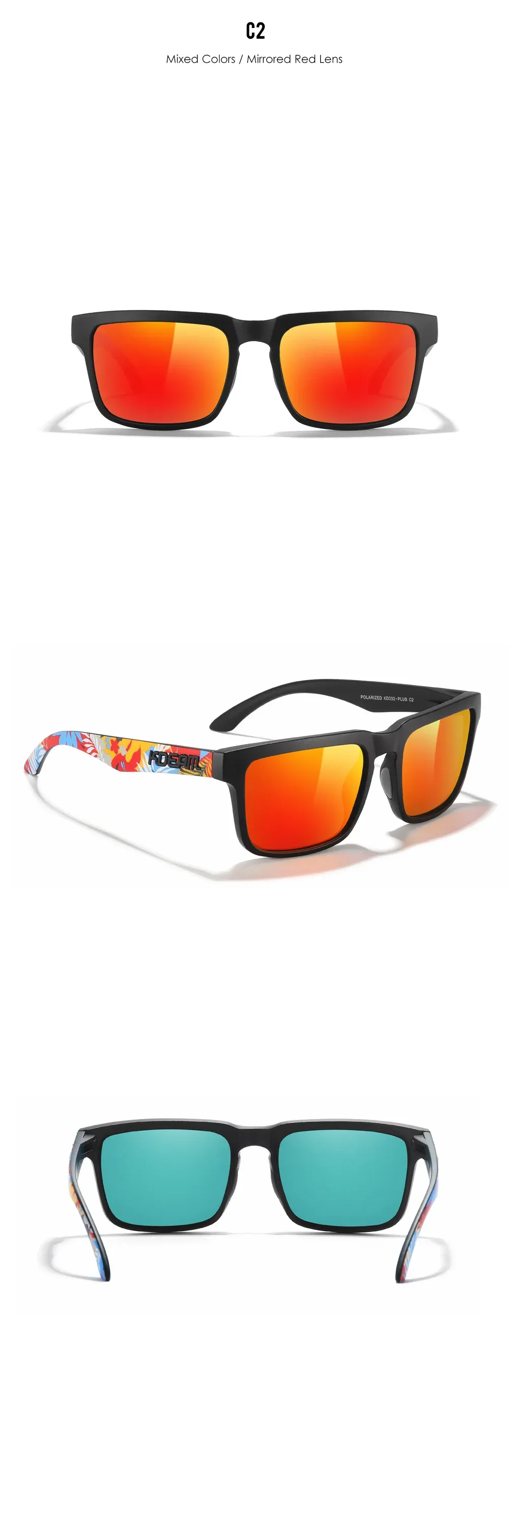 Lunettes KDEAM, style estival