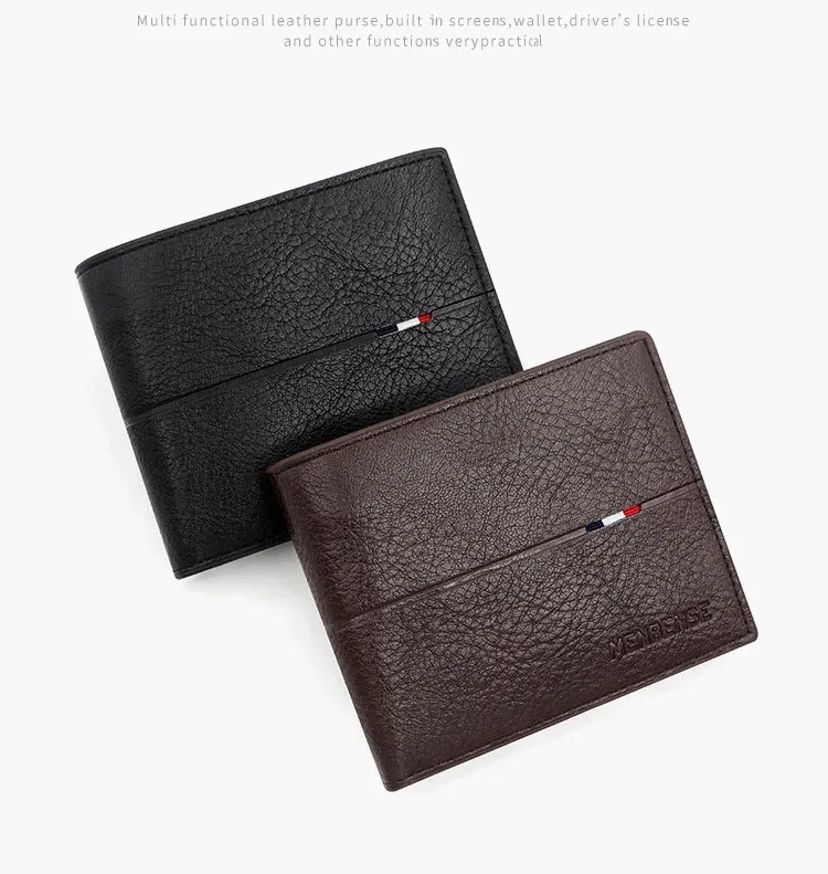 Portefeuille homme, vue de profil