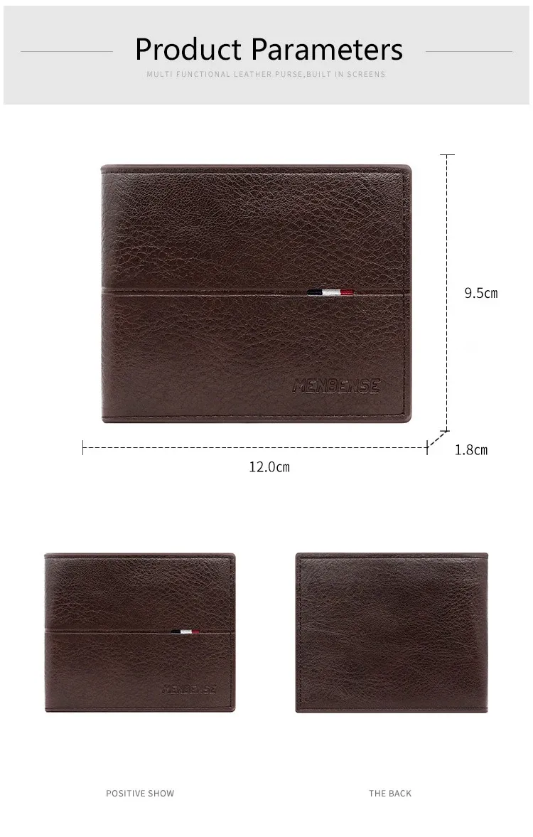 Portefeuille homme, vue finale