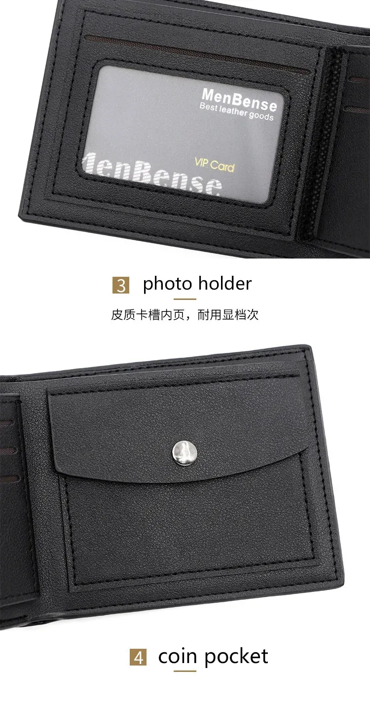 Portefeuille homme, finitions