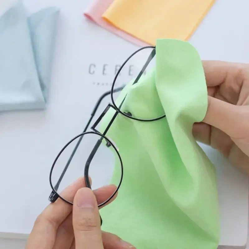 Chiffons de nettoyage en microfibre pour lunettes et écrans, lot de 5, en chamois 2