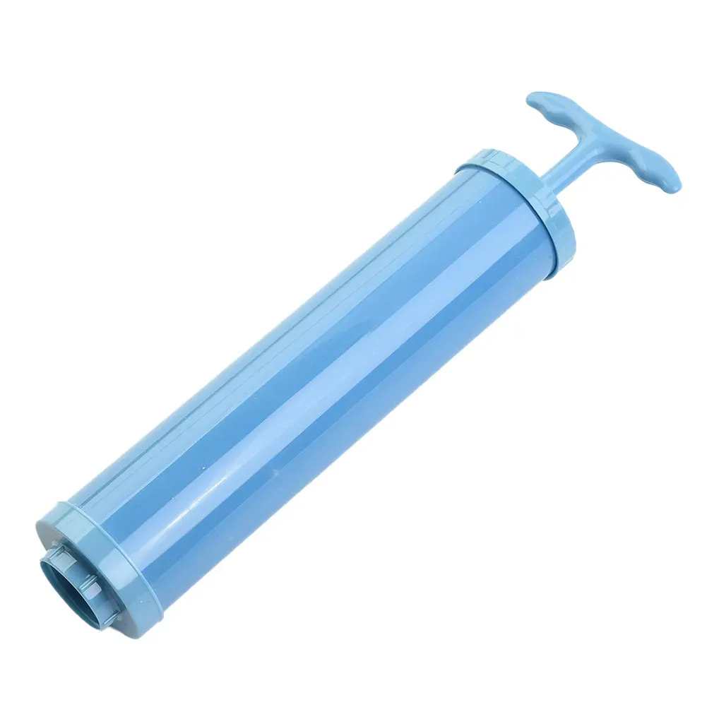 Sac de rangement sous vide bleu, vue d'ensemble