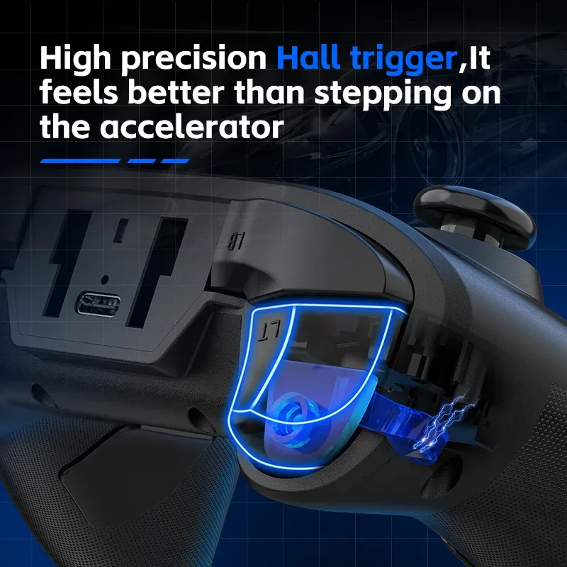 Manette de jeu mobile sans fil G6 avec gâchettes et joysticks à effet Hall, compatible Switch, PC, Android et iOS 3
