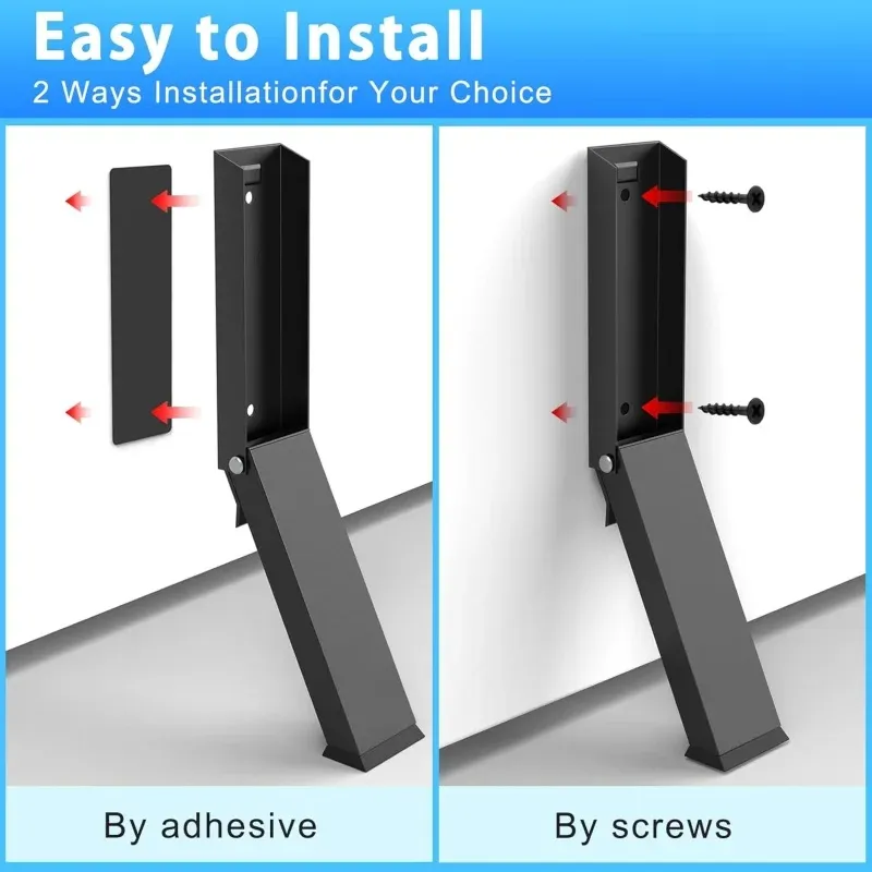 Butoir de porte pliable en acier inoxydable, mise en valeur