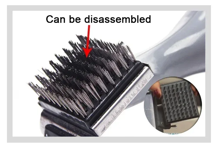 Brosse à grill vapeur, tête de brosse