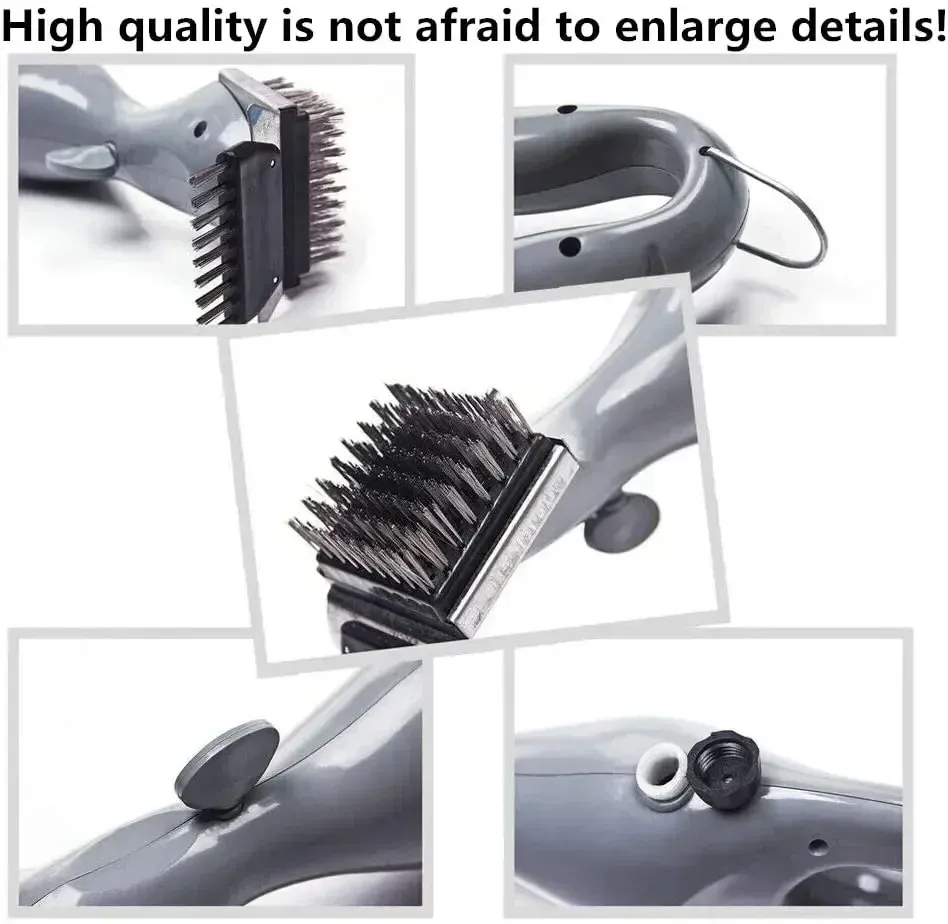 Brosse à grill vapeur, finition