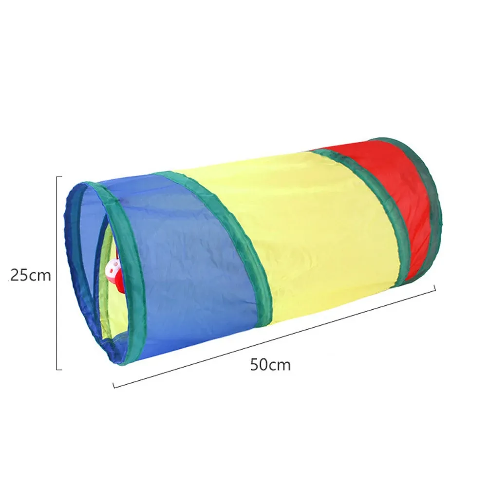 Tunnel pliable pour chat, jouet d'entraînement interactif pour chaton 14