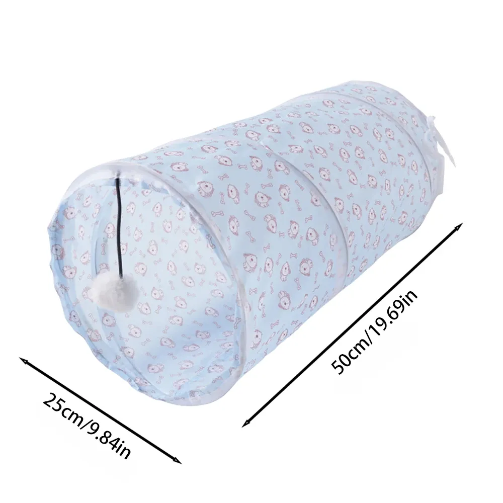 Tunnel pliable pour chat, jouet d'entraînement interactif pour chaton 12