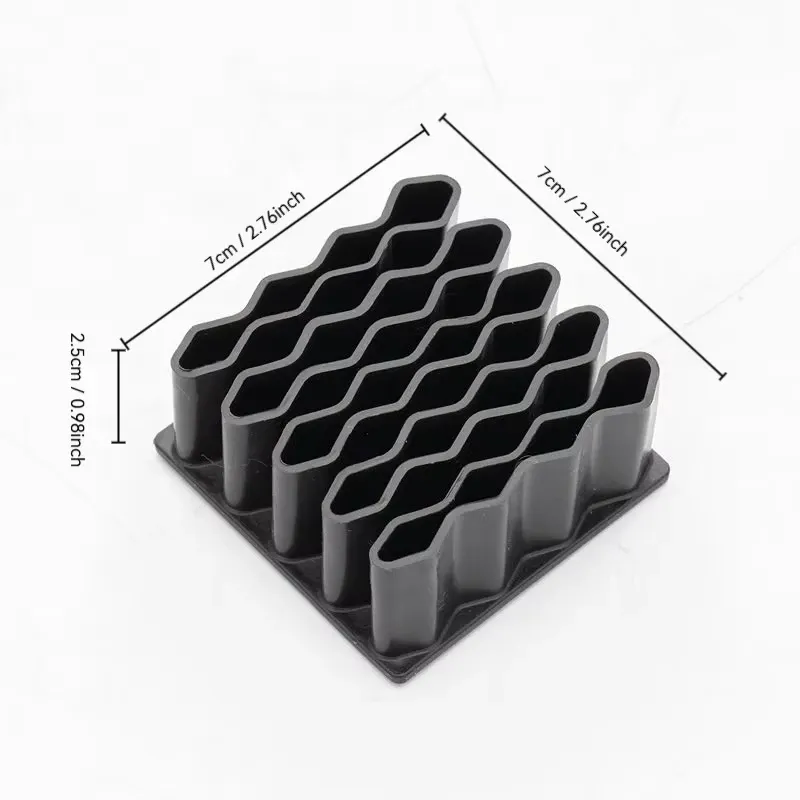 Organisateur de bureau en plastique à compartiments multiples pour cosmétiques, stylos et pinceaux de maquillage 6