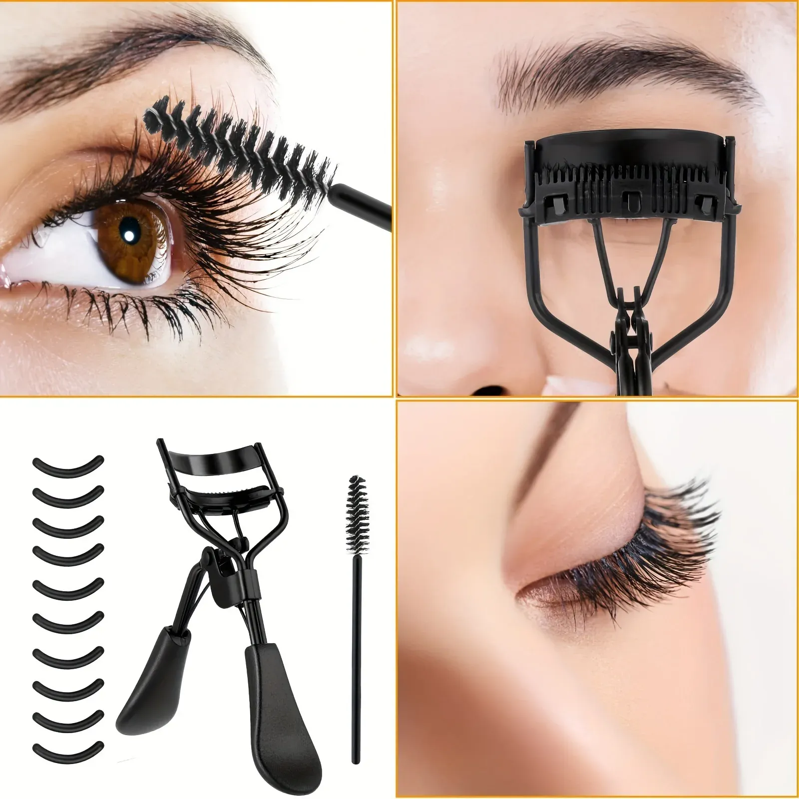 Présentation de l'ensemble de maquillage des yeux