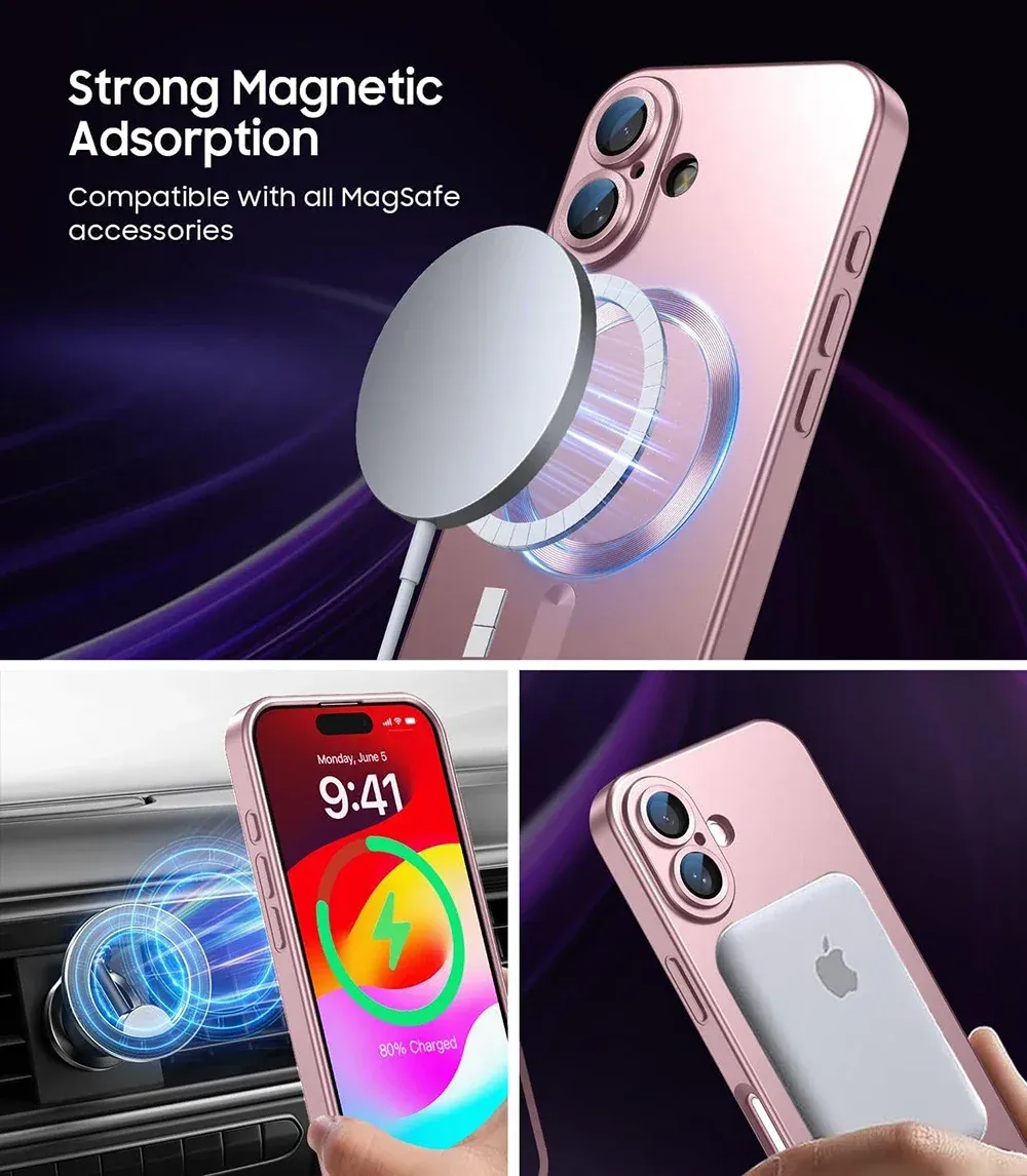 Coque magnétique avec finition soignée