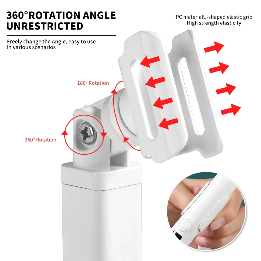 Lampe UV LED professionnelle pour ongles avec écran d'affichage, rechargeable et portable, à support amovible pour Nail Art 3