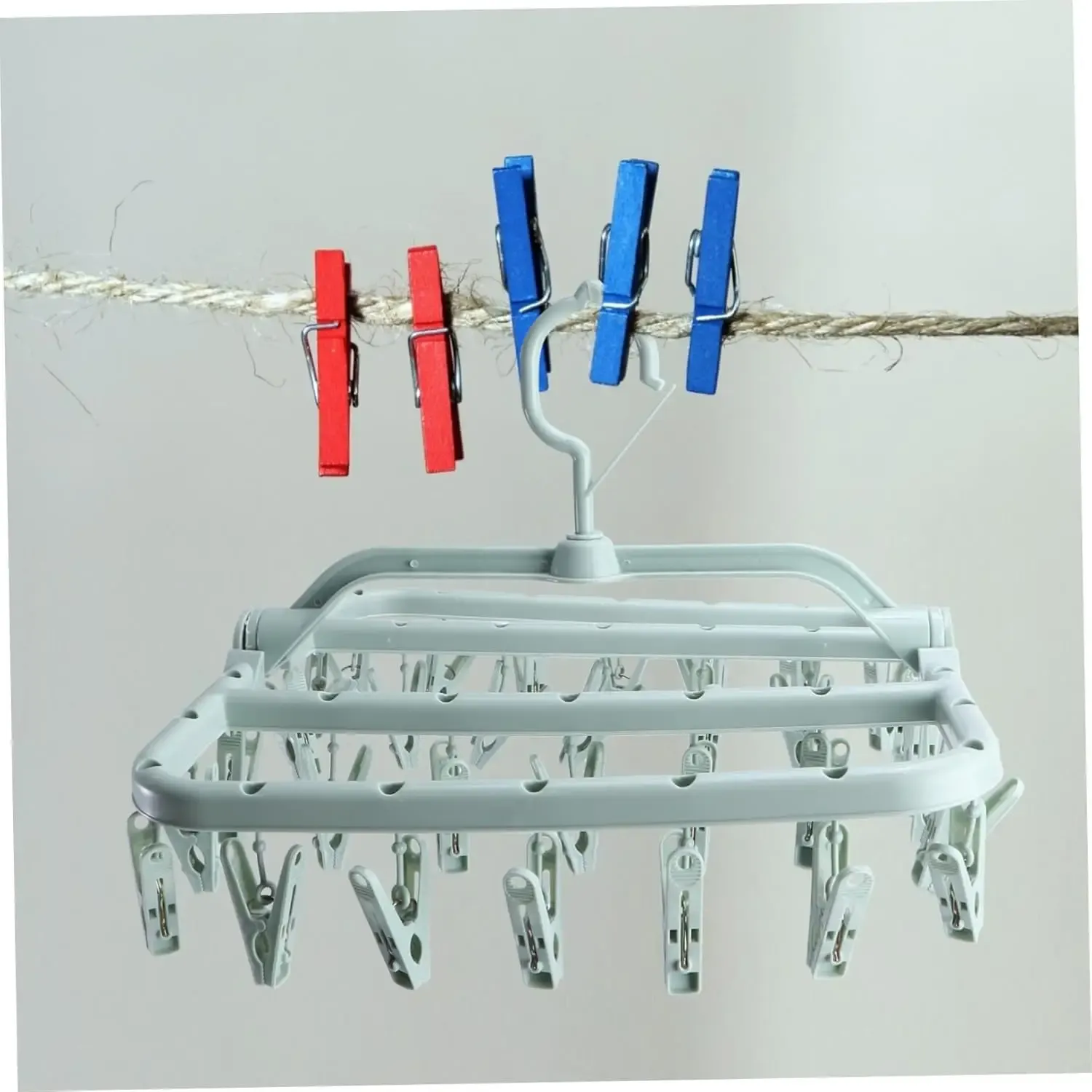 Séchoir à linge pliable, finitions