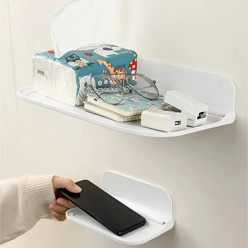 Étagère murale pliable, finition soignée
