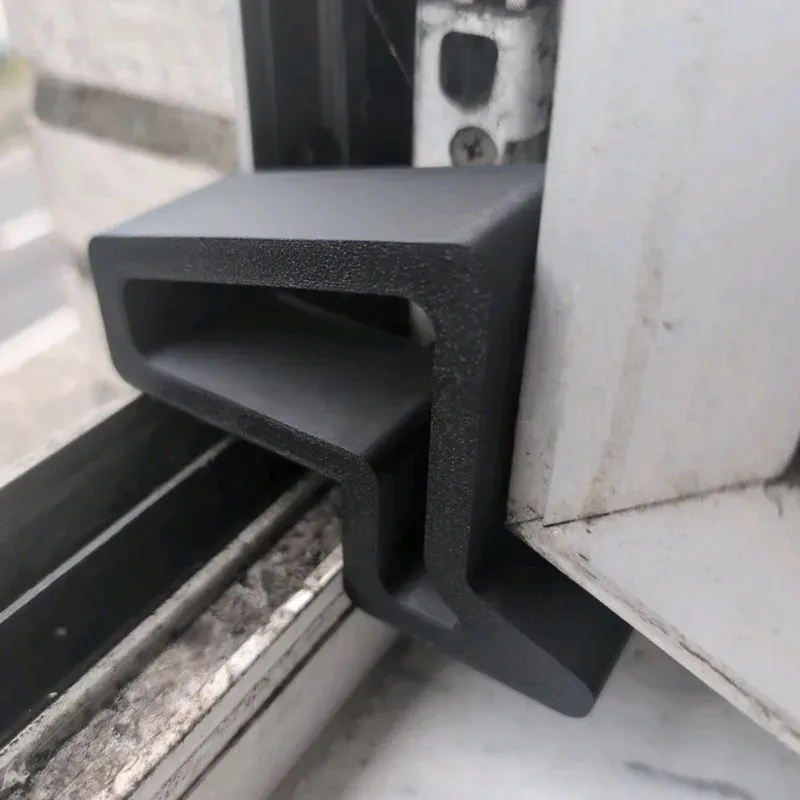 Bouchon d'arrêt de porte, vue de dessus