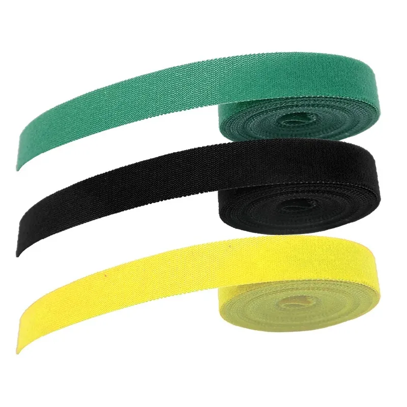 Attaches de câble 1/5 M, crochets adhésifs réutilisables, attaches de paquet, organiseur de sangles en nylon, support à clip automatique, sangles de gestion, attache de fil 6