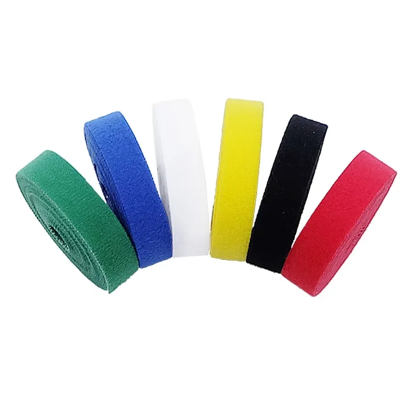 Attaches de câble 1/5 M, crochets adhésifs réutilisables, attaches de paquet, organiseur de sangles en nylon, support à clip automatique, sangles de gestion, attache de fil 4