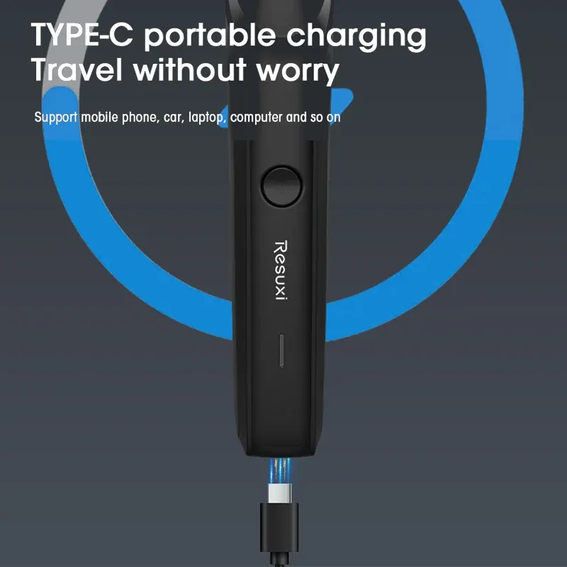 Tondeuse électrique sans fil étanche pour hommes, format portable, pour zones intimes 6