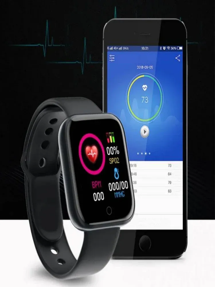 Montre connectée Bluetooth pour femmes et hommes