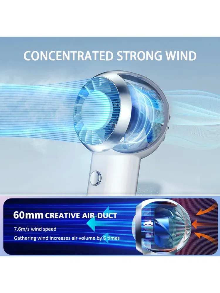 Ventilateur de poche, détail du design