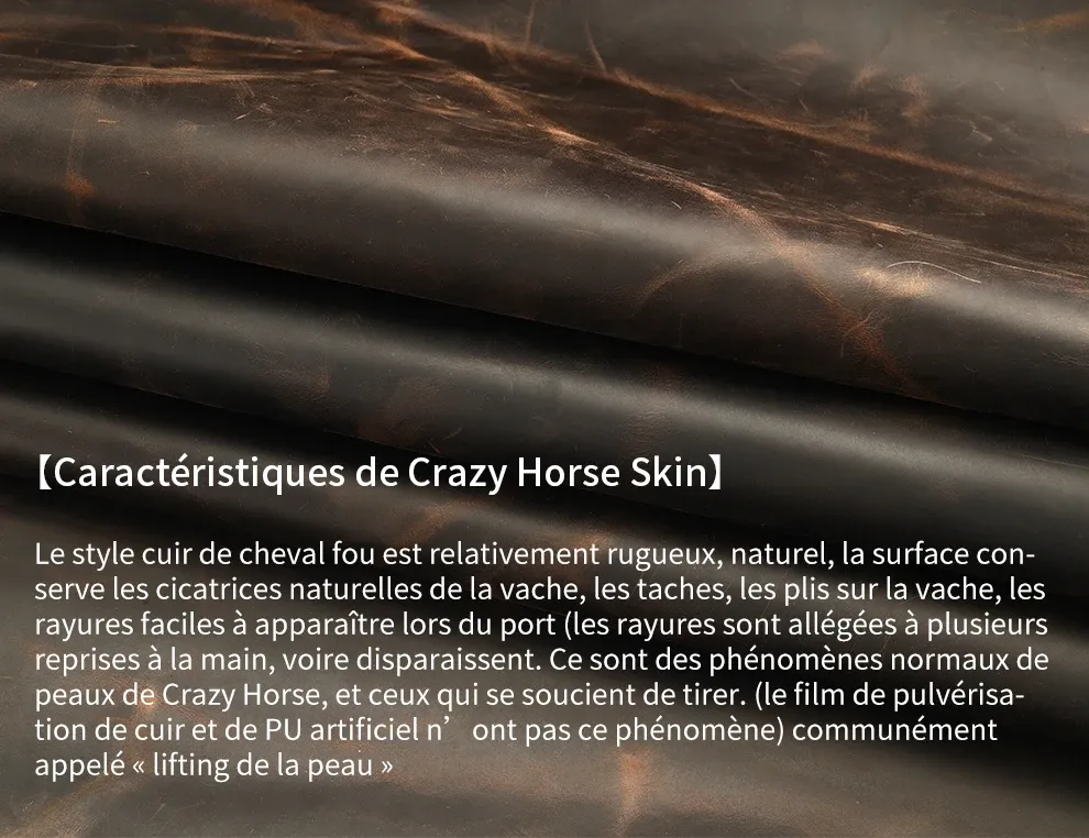 Étui en cuir, finition artisanale
