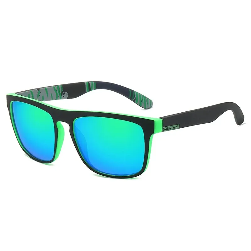 Lunettes de soleil carrées vintage polarisées pour hommes et femmes, protection UV400 13