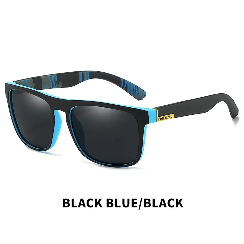 Lunettes de soleil carrées vintage polarisées pour hommes et femmes, protection UV400 11