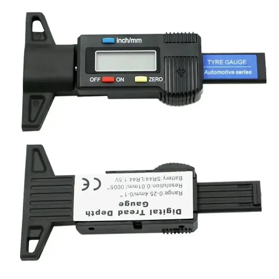 Jauge de profondeur numérique LCD pour pneus de voiture, 0-25 mm 5