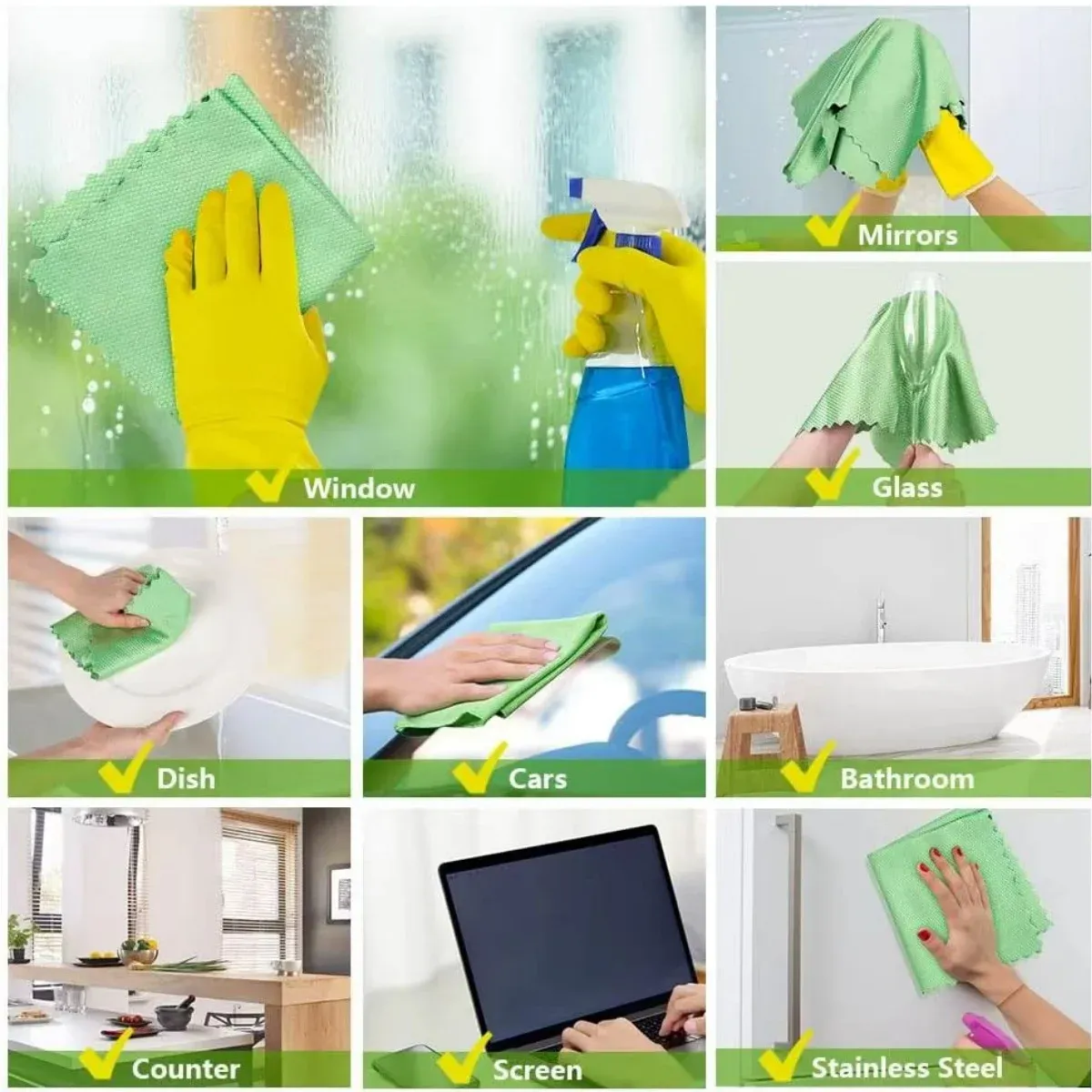 Nettoyage d'une surface en acier inoxydable
