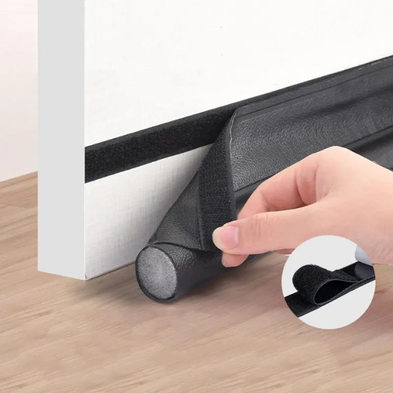 Bande d'étanchéité réglable pour porte, coupe-froid en mousse à installer sous la porte, pour écart d'un côté 3