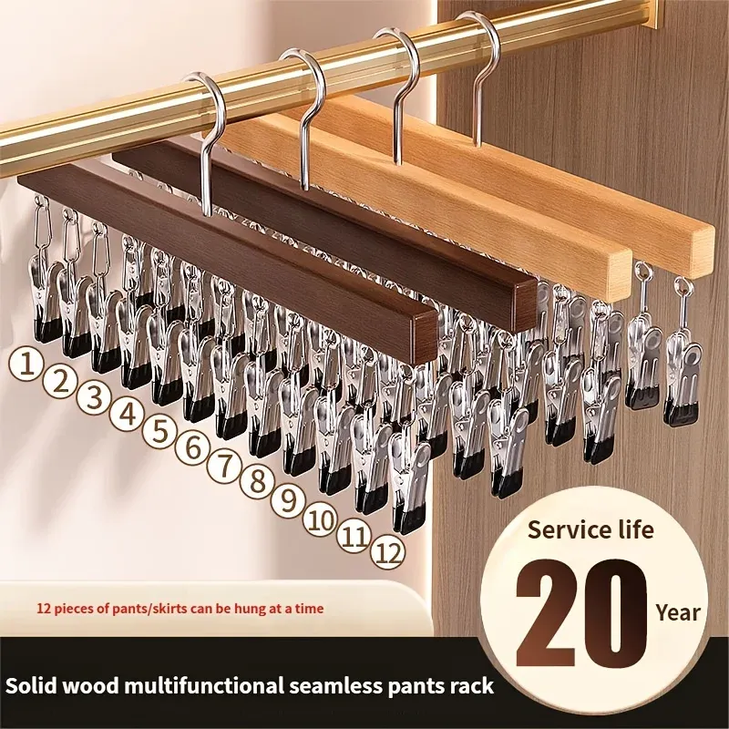 Cintre multi-pinces en situation