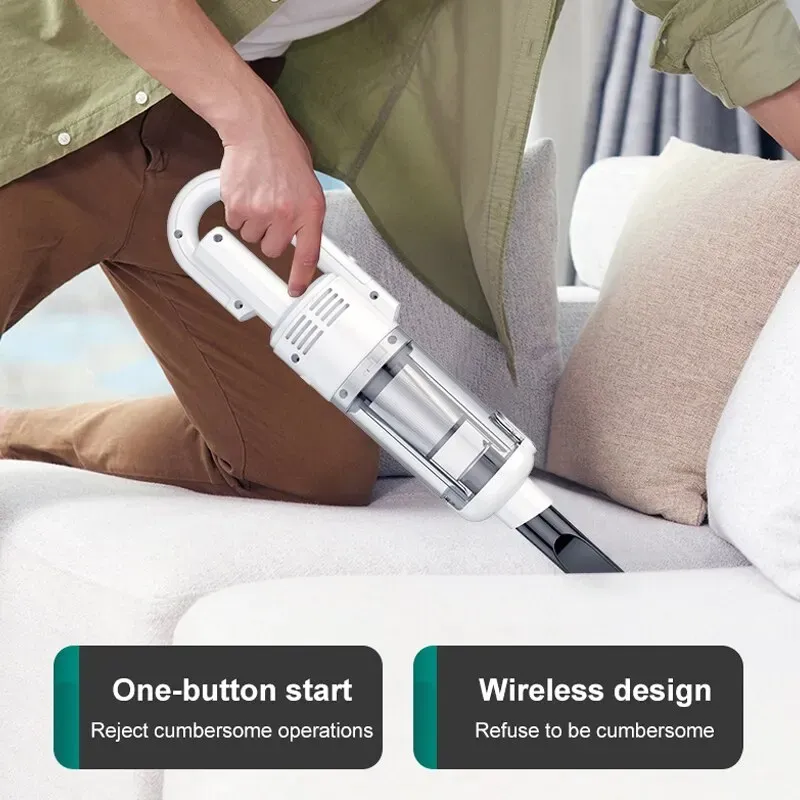 Aspirateur à main multifonctionnel, aspiration puissante, filtre HEPA, aspirateur sans fil pour voiture, sol et maison 4