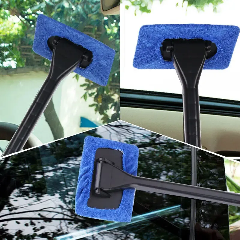 Brosse de nettoyage pour vitres, utilisation dans l'habitacle