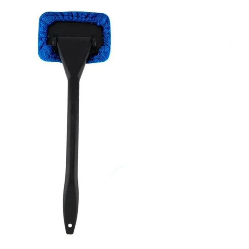 Kit de brosses de nettoyage pour vitres de voiture avec long manche, comprenant un outil de lavage de pare-brise et un essuie-glace intérieur 10