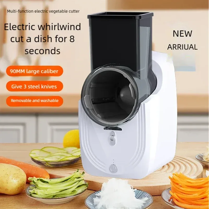 Coupe-légumes électrique multifonction, trancheuse et broyeur automatique pour la cuisine 1